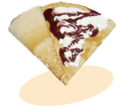 ブルーベリー生クリーム